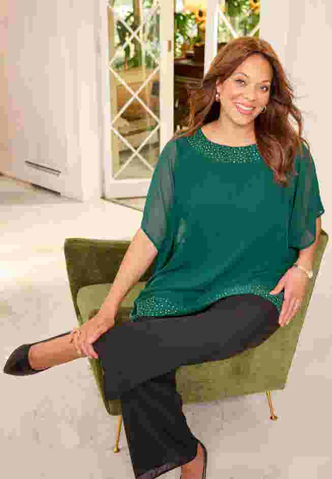 Embellished Poncho image number 4