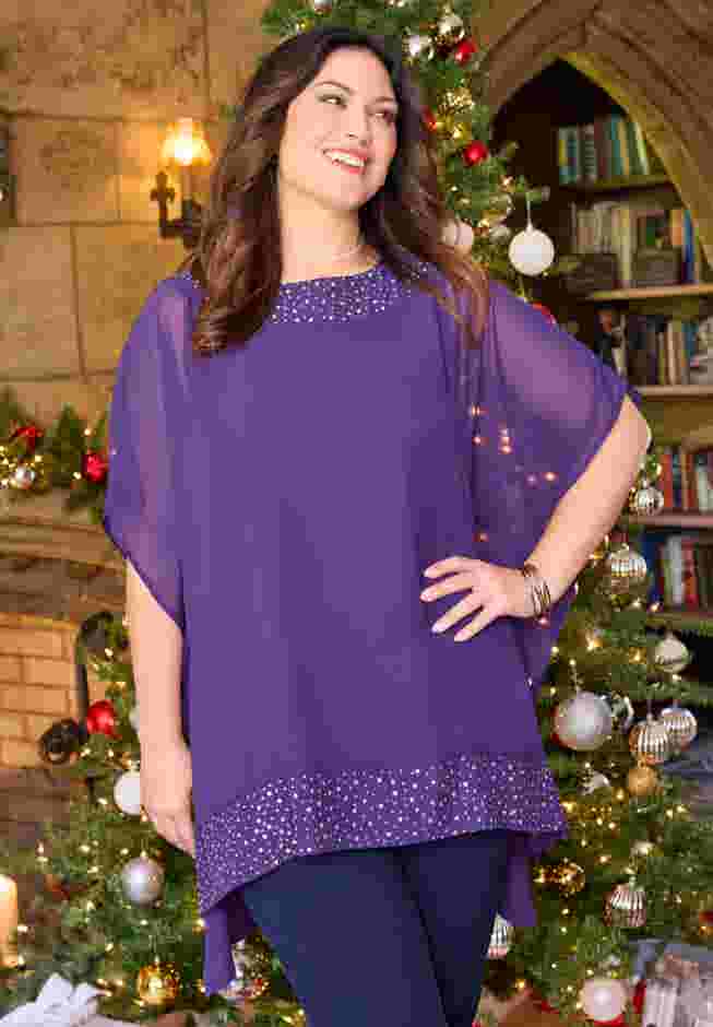 Embellished Poncho image number 6