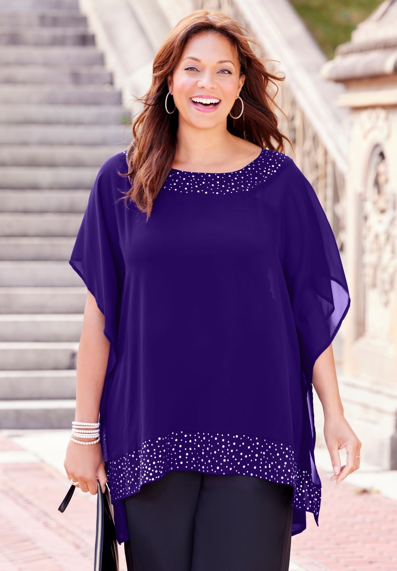 Embellished Poncho image number 4