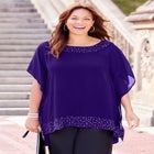 Embellished Poncho image number null