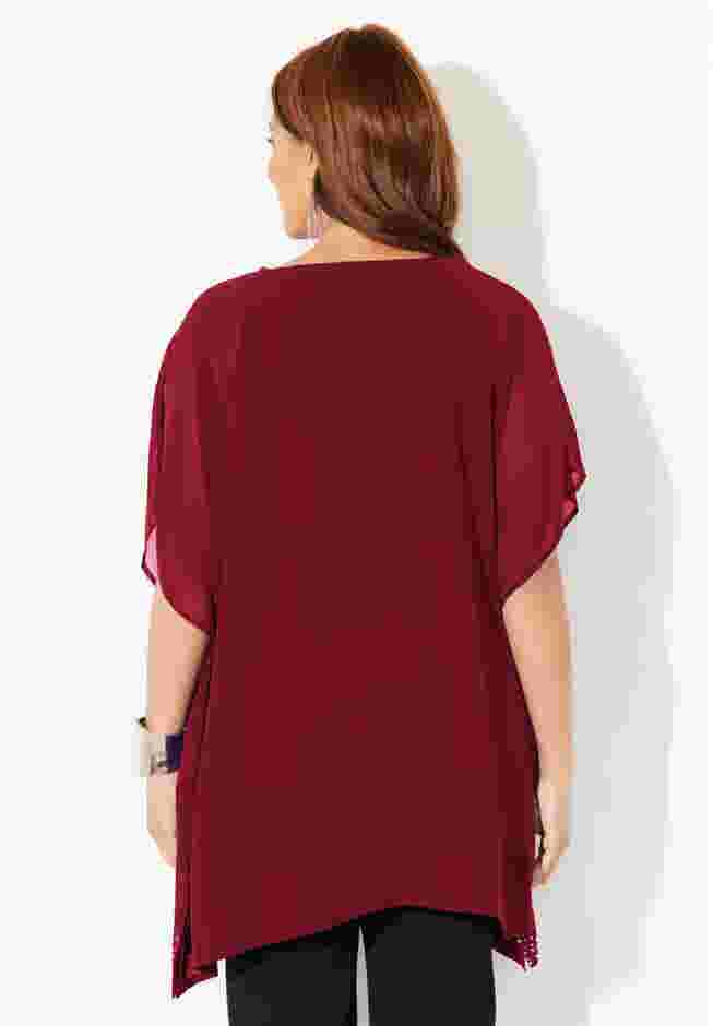 Embellished Poncho image number 1