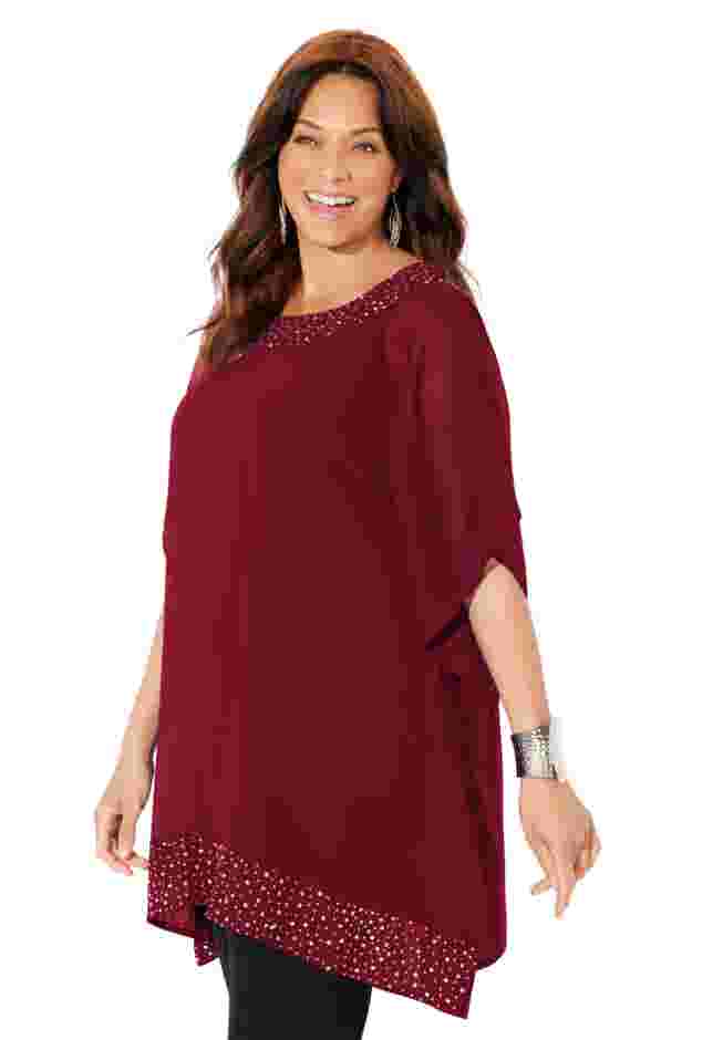 Embellished Poncho image number 2
