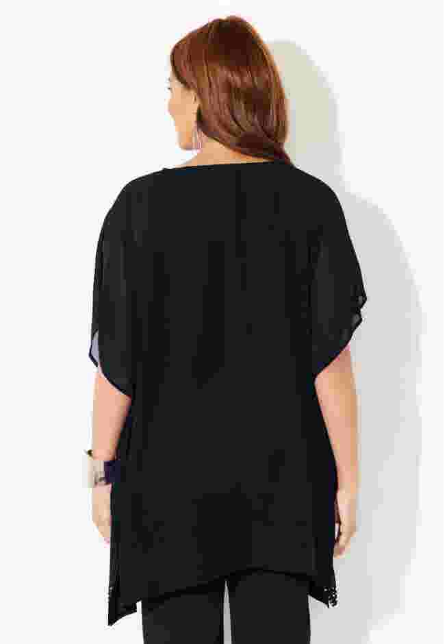 Embellished Poncho image number 1