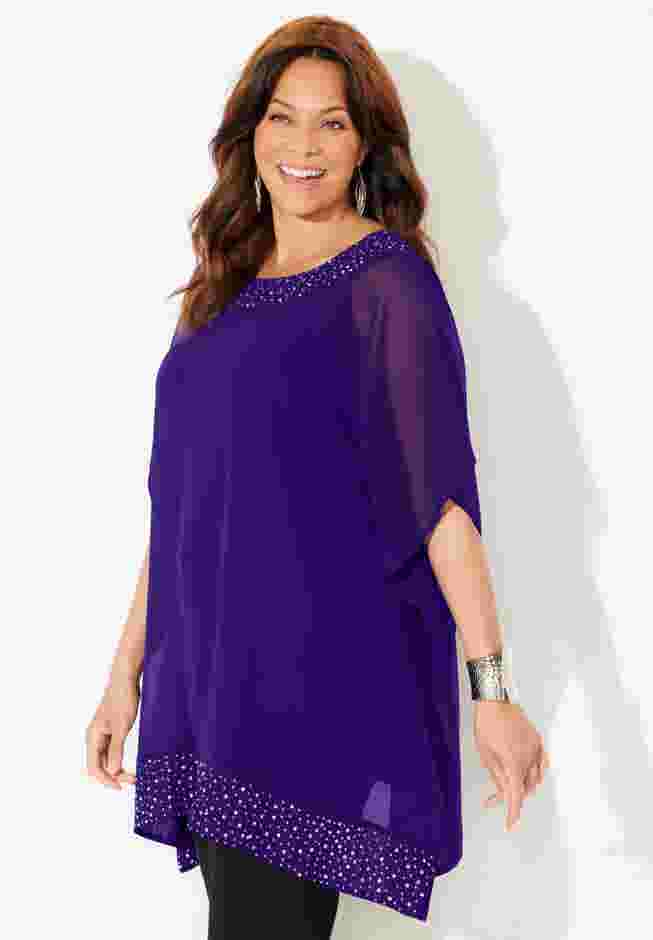 Embellished Poncho image number 2