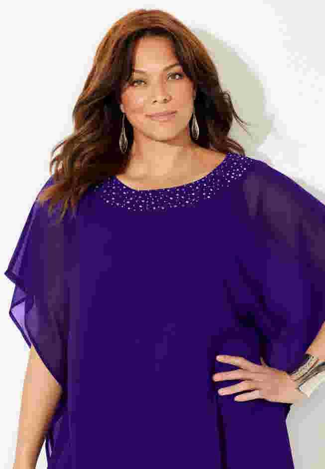 Embellished Poncho image number 3