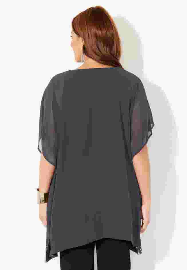 Embellished Poncho image number 1