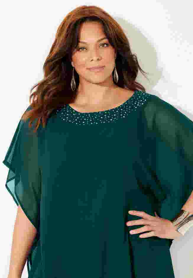 Embellished Poncho image number 3