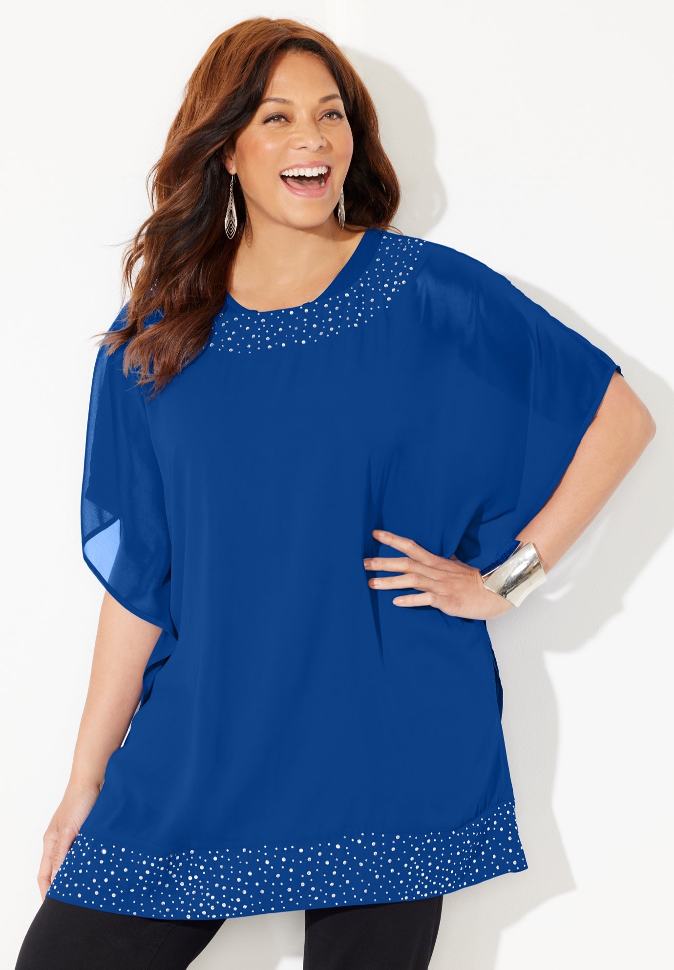 Embellished Poncho image number 0