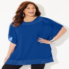 Embellished Poncho image number null