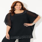 Embellished Poncho image number null