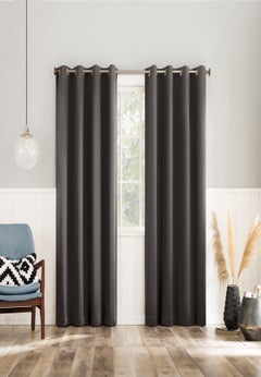 Sun Zero&trade; Brandon Magnetic Closure Grommet Curtain Panel, Set of 2