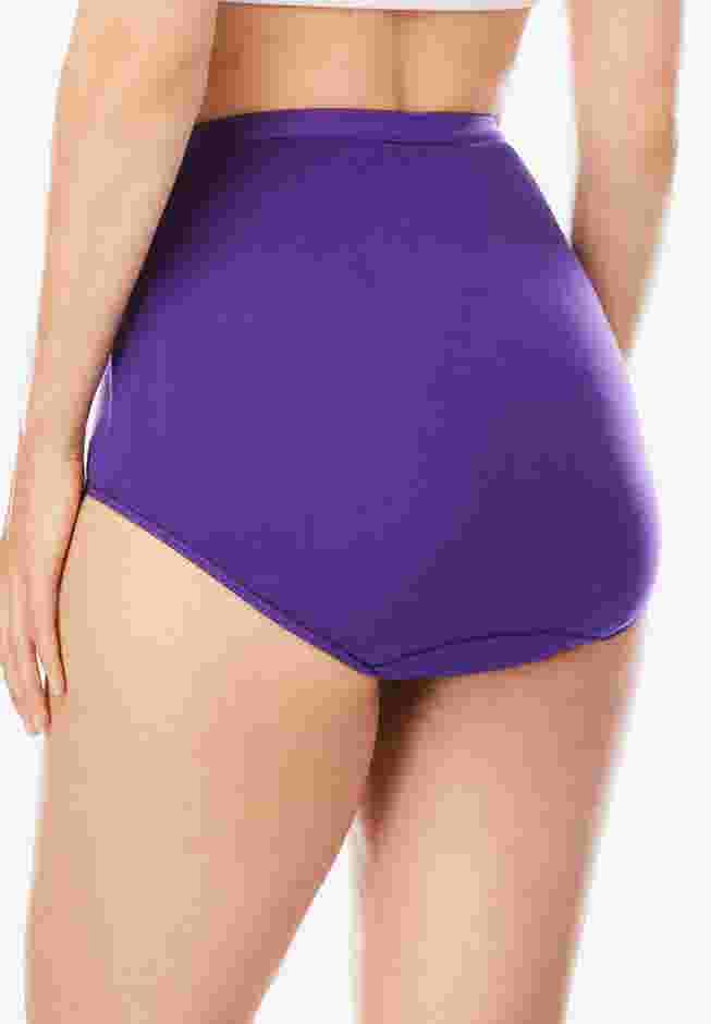Comfort Choice® Full Coverage Stretch Cotton Brief 5-Pack image number 4