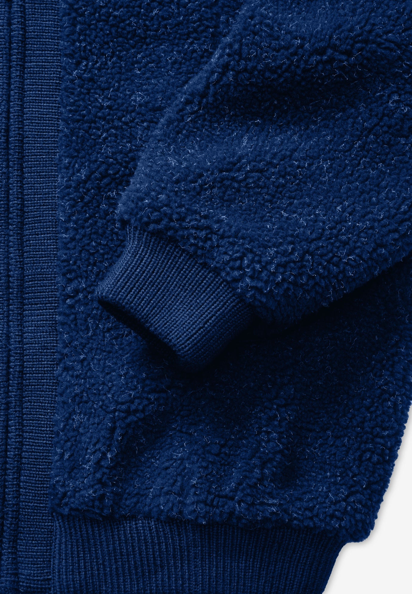 Plus Size High Collar Teddy Fleece Bomber image number 6