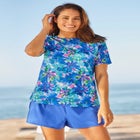 Cross-Back Swim Tee image number null