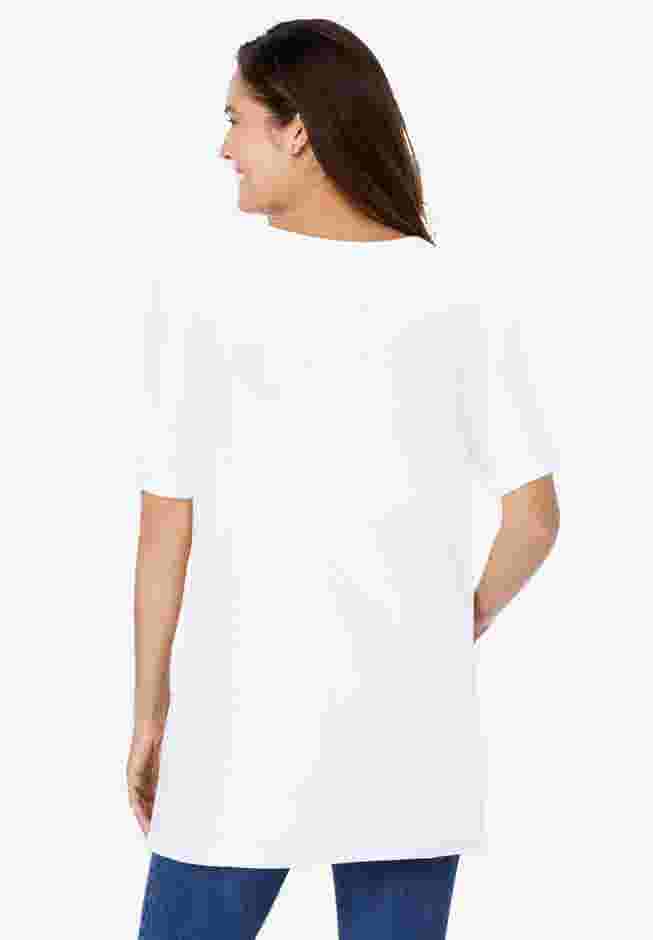 7-Day Embroidered Layered-Look Tunic image number 1