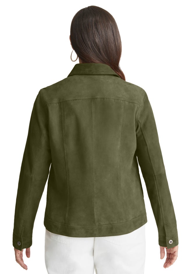 Suede Jean Jacket image number null