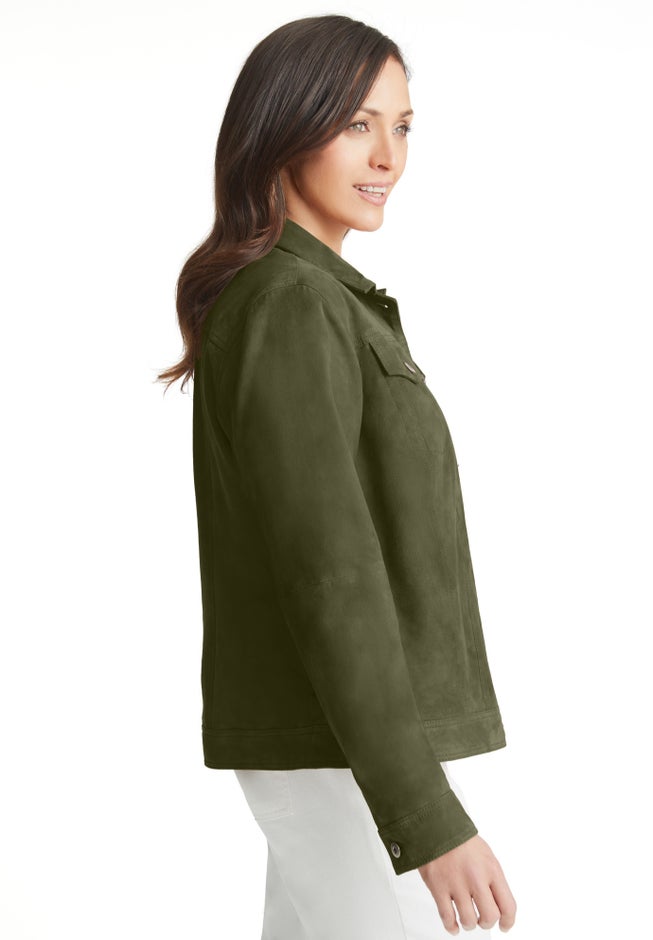 Suede Jean Jacket image number null