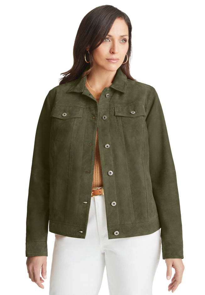 Suede Jean Jacket image number null