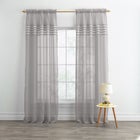 BH Studio Sheer Voile Pleated Rod-Pocket Panel image number 0