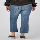 Mid-Rise Stretch Crop Bootcut Jeans image number null