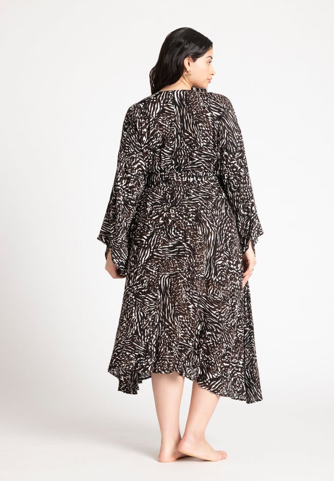 Selfbelt Front Cover Up Kaftan image number 1