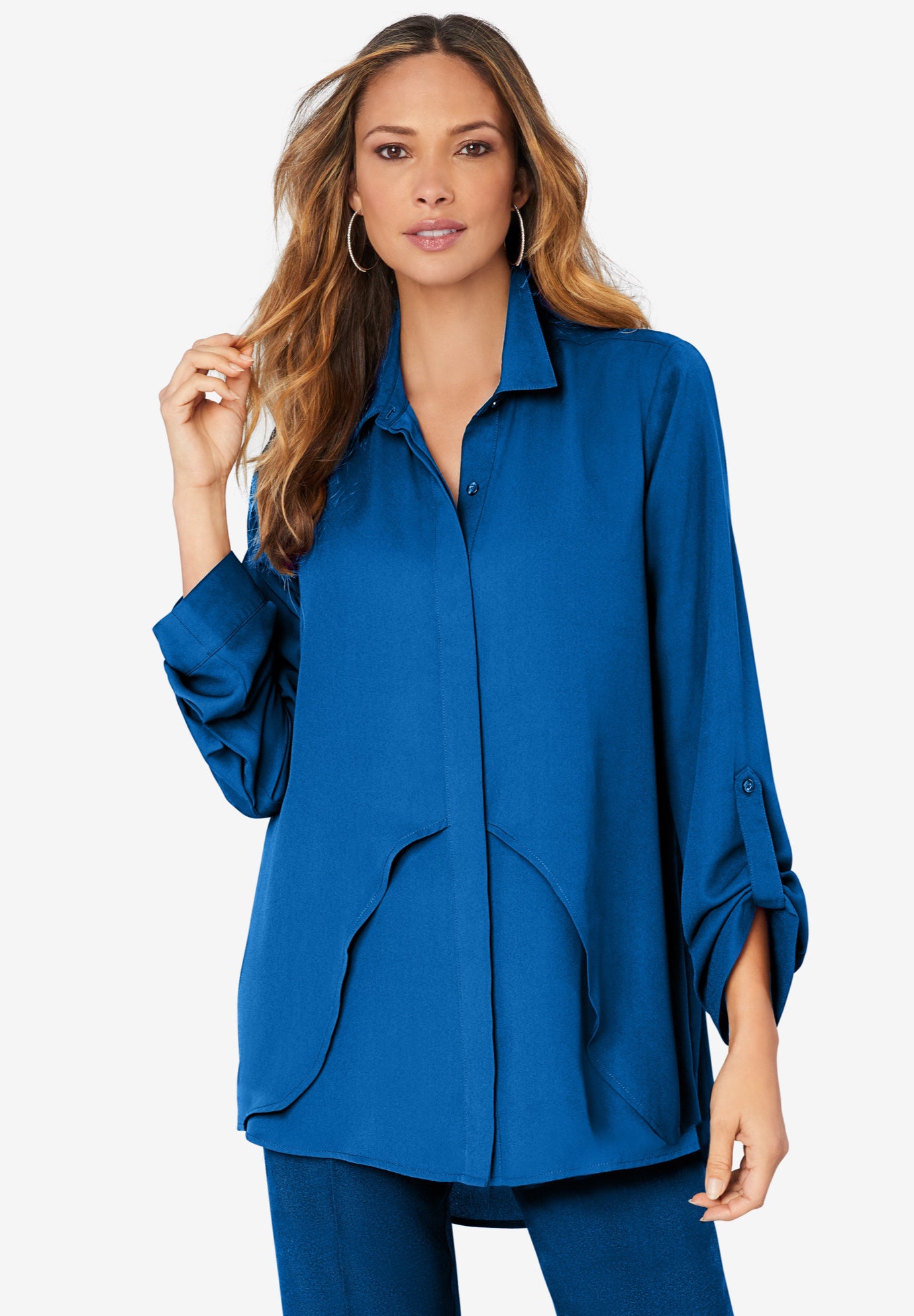 Georgette Overlay Big Shirt image number 0