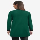 Tipped Button Front Cardigan image number null