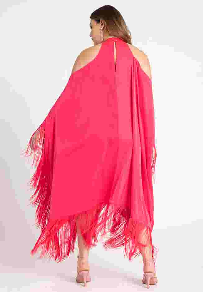 Fringe Formal Caftan Dress image number 2