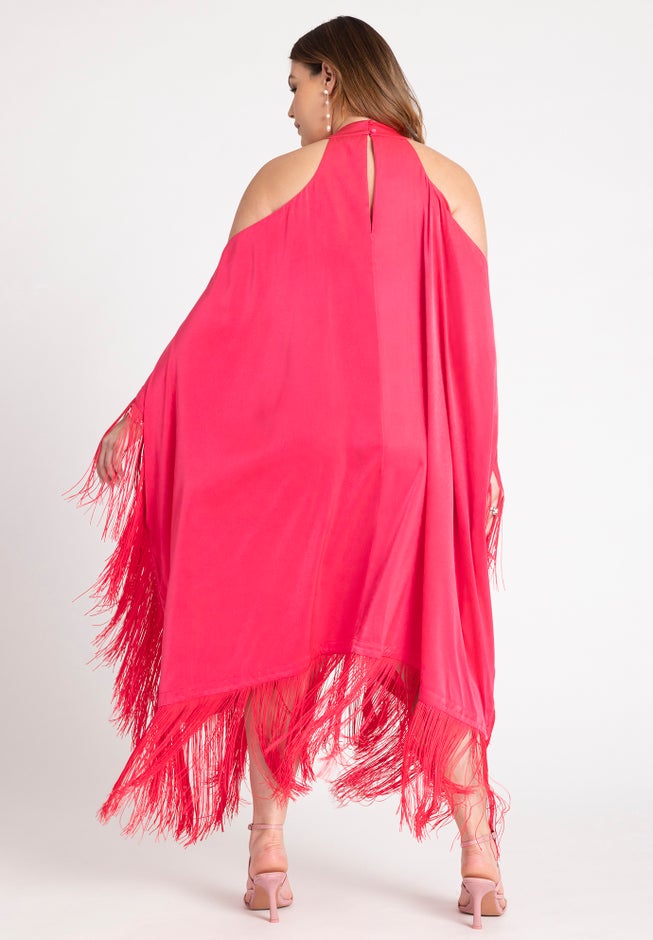 Fringe Formal Caftan Dress image number 2