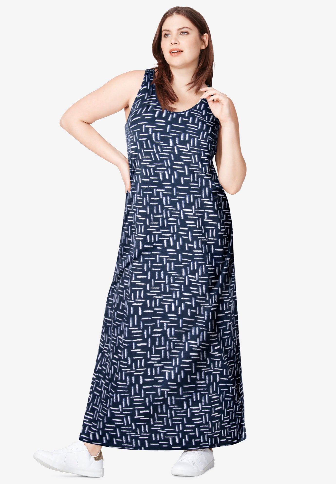 Sleeveless Knit Maxi Dress image number 0