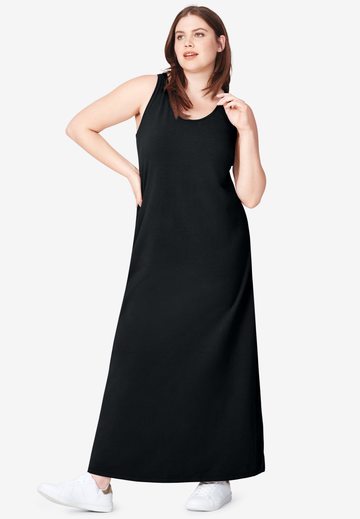 Sleeveless Knit Maxi Dress image number 0