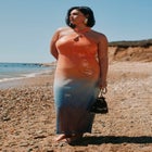 Ombre Star Sequin Dress image number null