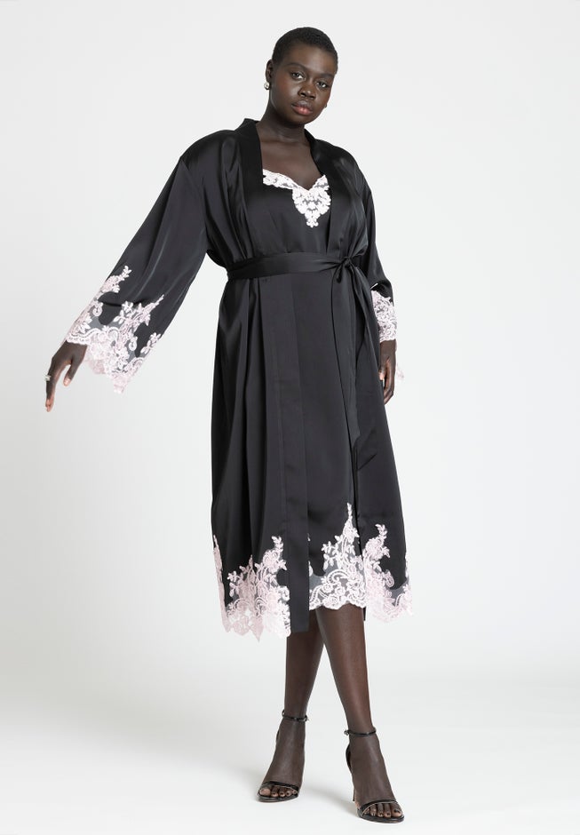 Lace Inset Slip Dress image number 3