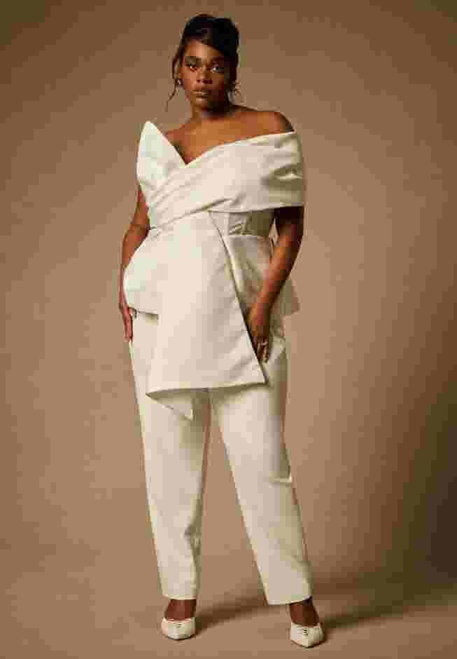 Bridal by ELOQUII Cigarette Pant image number 3