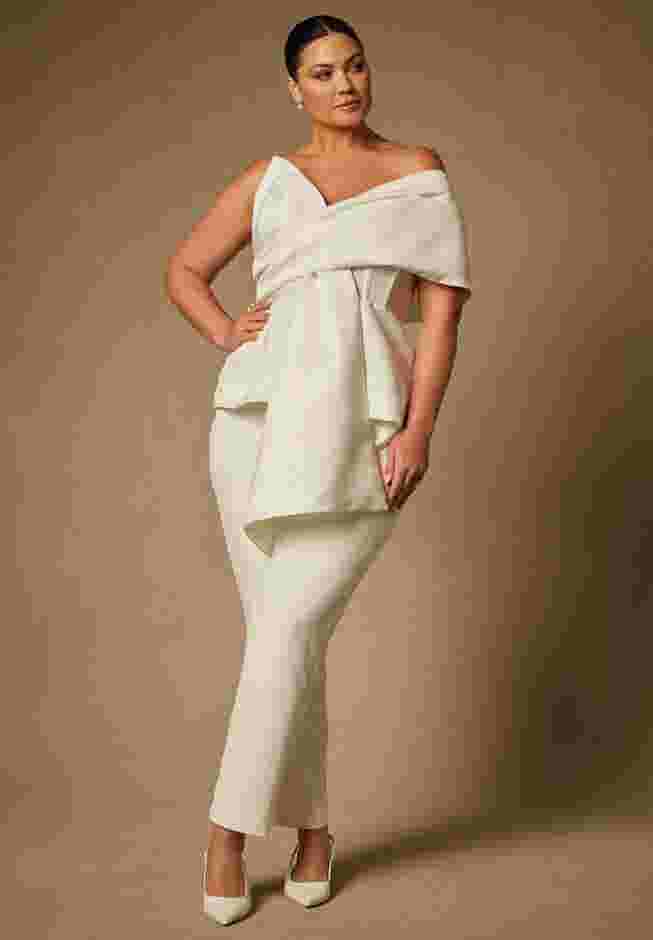 Bridal by ELOQUII Cigarette Pant image number 0
