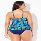 V-Neck Twist Tankini Top image number null