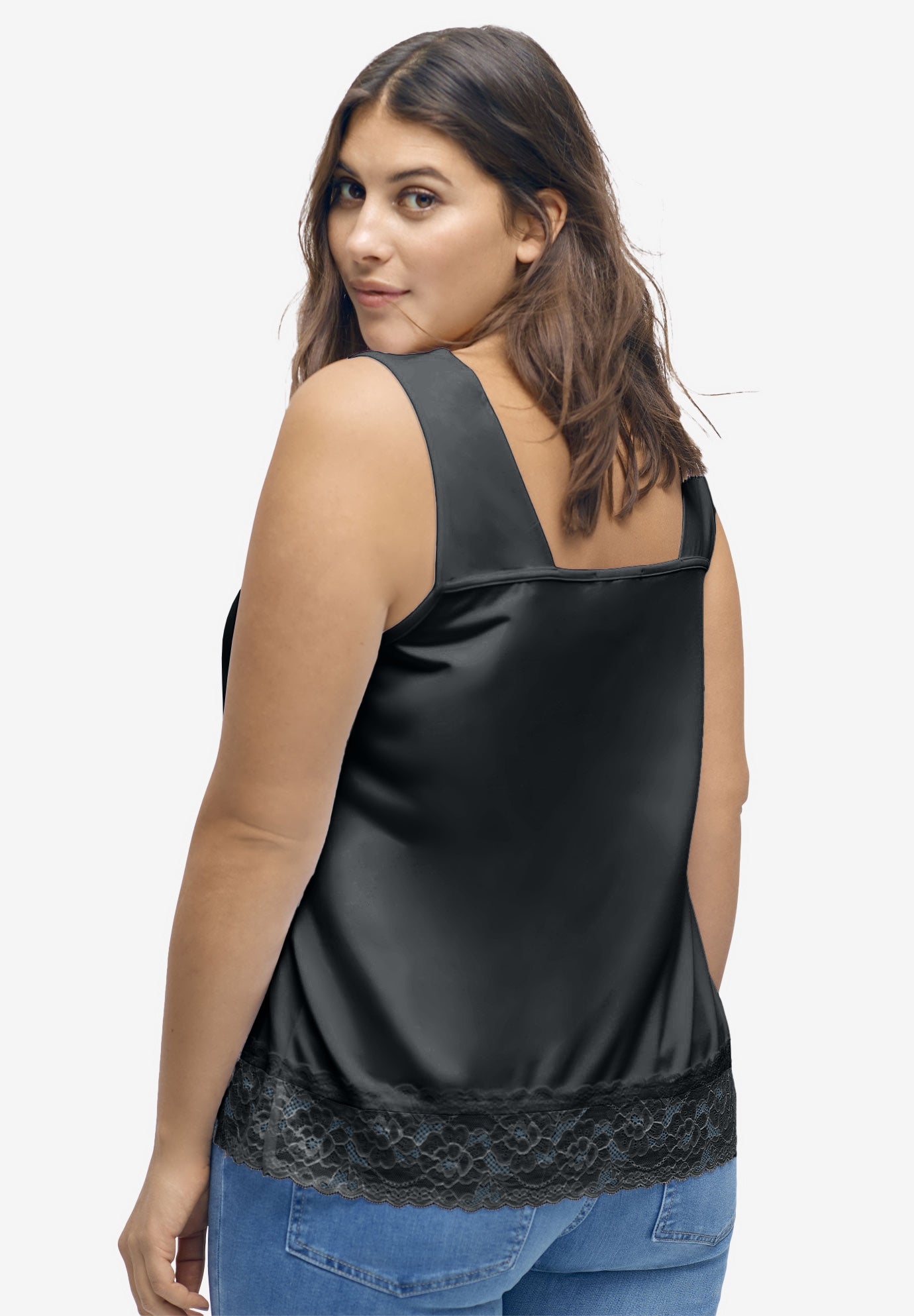 Lace-Trim Tank image number 1