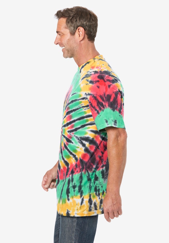 Lightweight Tie-Dye Crewneck Tee image number 2