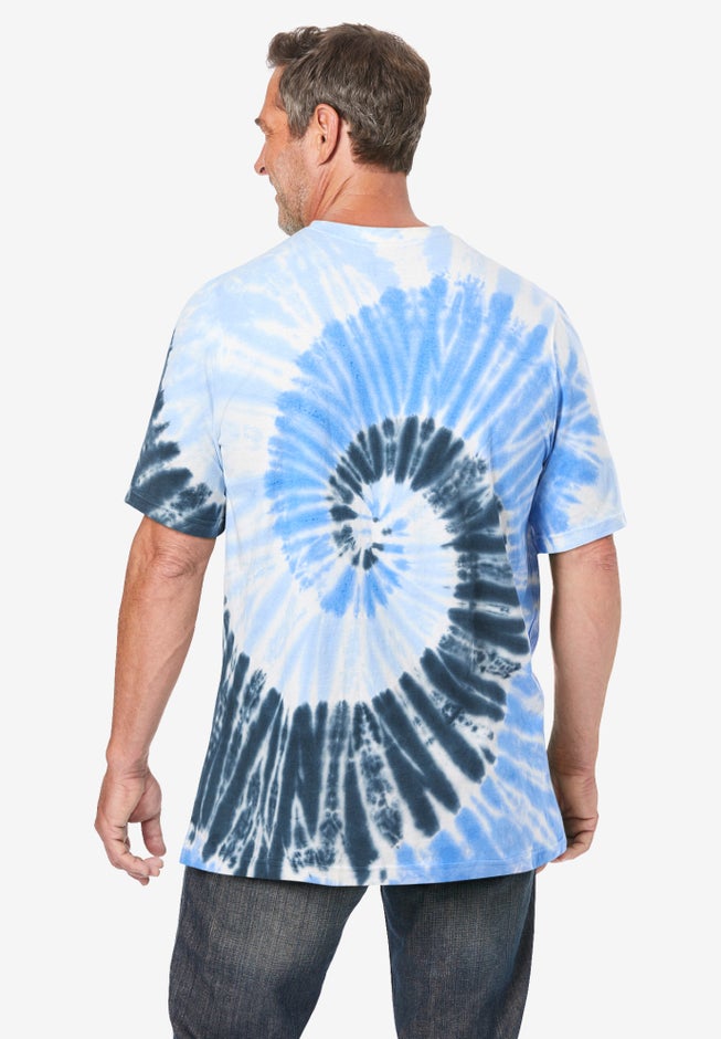 Lightweight Tie-Dye Crewneck Tee image number 1