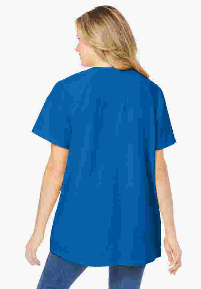 Smocked Split Neck Tunic image number 1