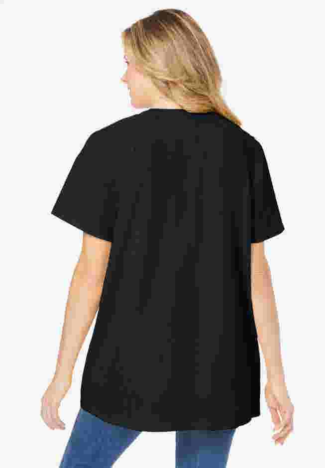 Smocked Split Neck Tunic image number 1