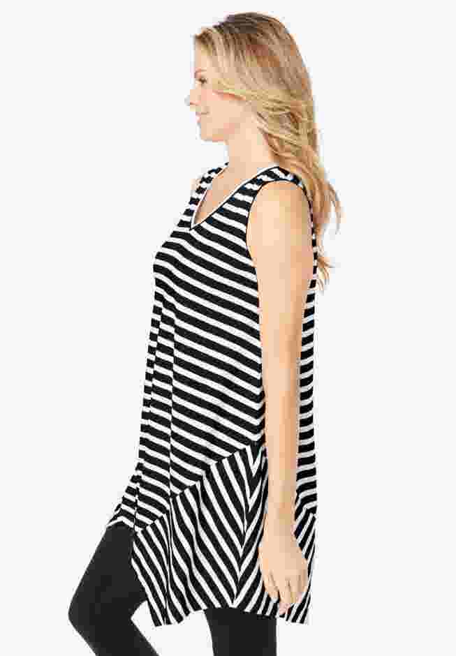 Sleeveless Hanky Hem Tunic image number 2