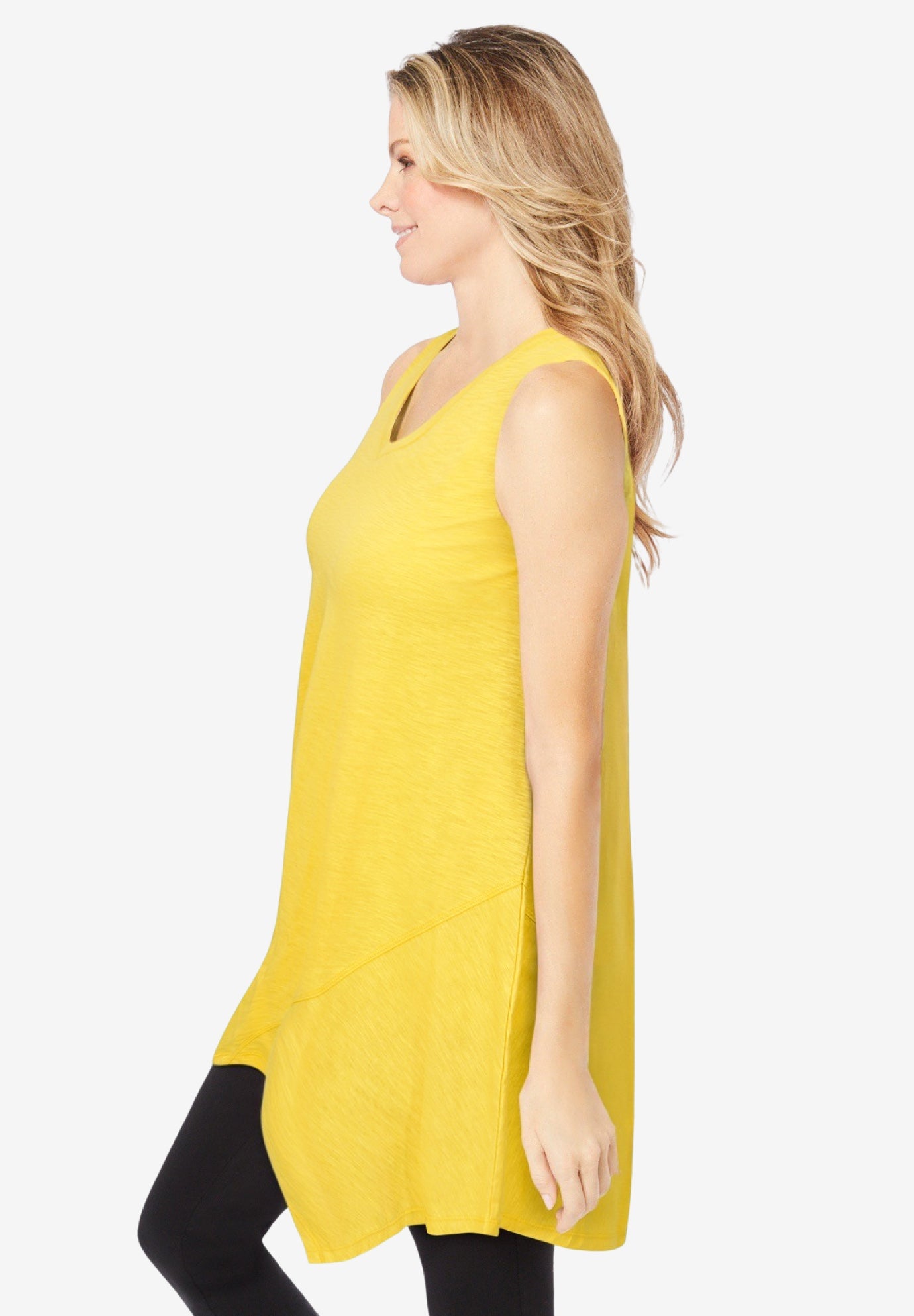 Sleeveless Hanky Hem Tunic image number 2