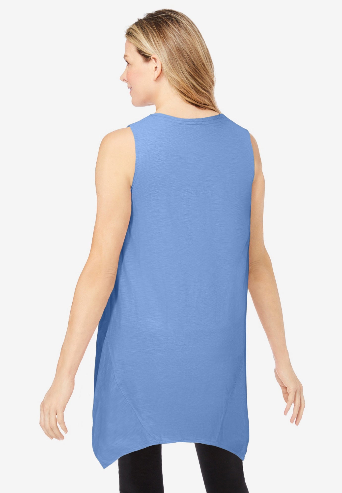 Sleeveless Hanky Hem Tunic image number 1