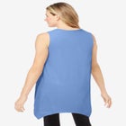 Sleeveless Hanky Hem Tunic image number null