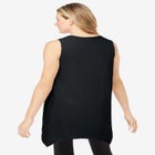Sleeveless Hanky Hem Tunic image number null