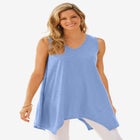 Sleeveless Hanky Hem Tunic image number null