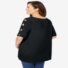 Cut-Out Sleeve Tunic image number null