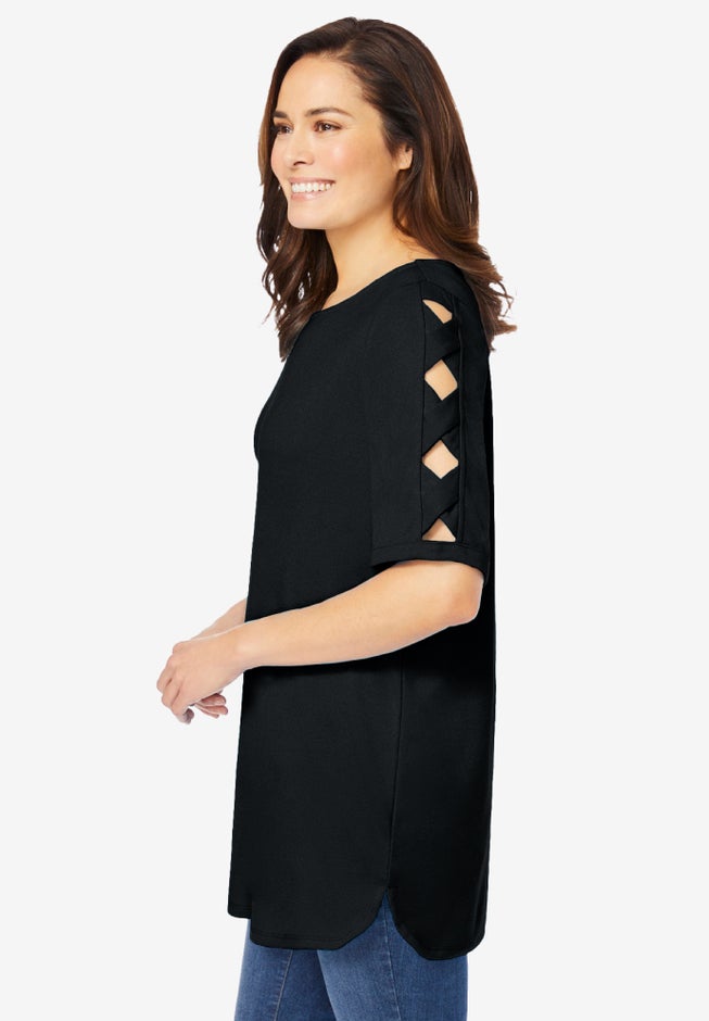 Cut-Out Sleeve Tunic image number 2