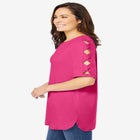 Cut-Out Sleeve Tunic image number null
